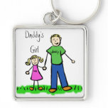 Daddy's Girl Blonde Keychain (Customize)