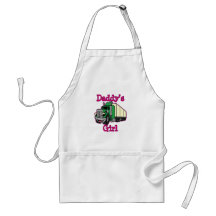 Daddy's Girl Truck Driver Aprons