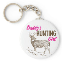 Daddy's Hunting Girl Key Chains