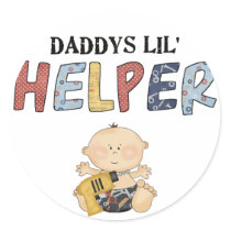 Daddy's Lil' Helper Stickers