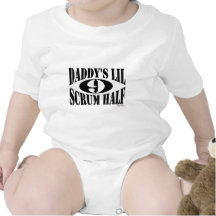 Daddy's Lil Scrum Half Bodysuits