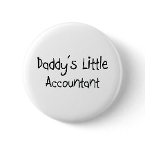 Daddy's Little Accountant Pin
