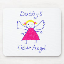 Daddy's Little Angel Mousepad