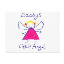 Daddy's Little Angel Post Cards