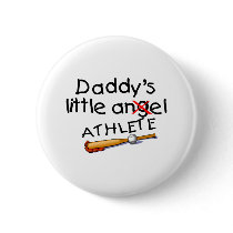 Daddys Little Athlete Pinback Buttons