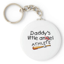 Daddys Little Athlete Keychains