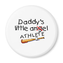 Daddys Little Athlete Magnet