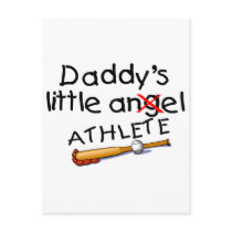 Daddys Little Athlete Postcards
