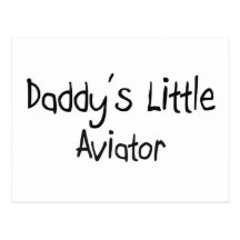 Daddy's Little Aviator Postcards