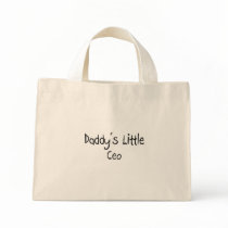 Daddy's Little Ceo Tote Bags