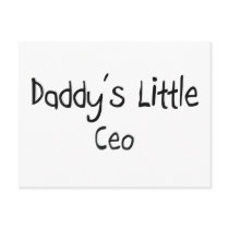 Daddy's Little Ceo Post Card