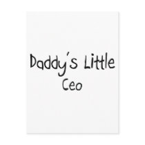 Daddy's Little Ceo Postcards