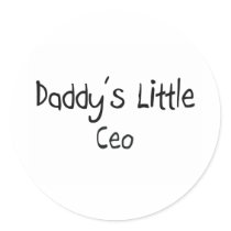 Daddy's Little Ceo Stickers