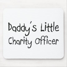 Daddy's Little Charity Officer Mouse Mat