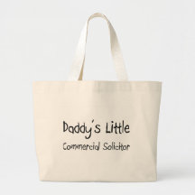 Daddy's Little Commercial Solicitor Canvas Bags