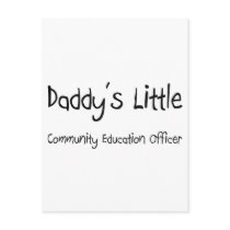 Daddy's Little Community Education Officer Post Cards