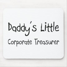 Daddy's Little Corporate Treasurer Mouse Mats