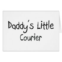Daddy's Little Courier Cards