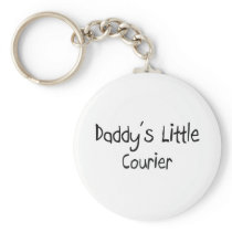 Daddy's Little Courier Keychains