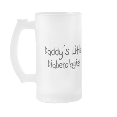Daddy's Little Diabetologist Mug by professions