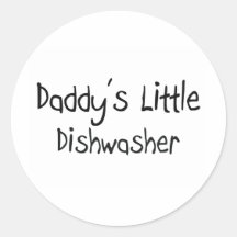 Daddy's Little Dishwasher Sticker