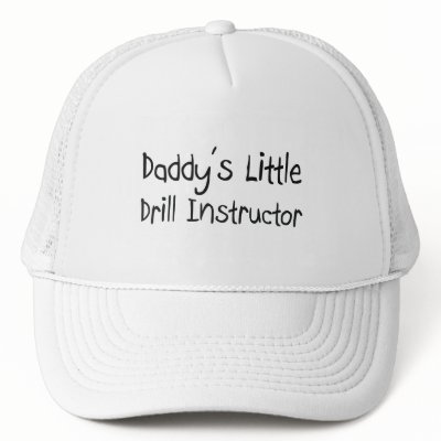 Daddy's Little Drill Instructor Mesh Hat by professions