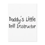 Daddy's Little Drill Instructor postcards