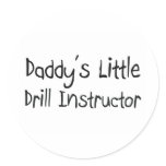 Daddy's Little Drill Instructor stickers