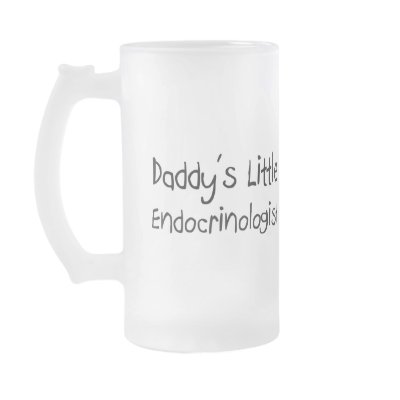Daddy's Little Endocrinologist Mug by professions