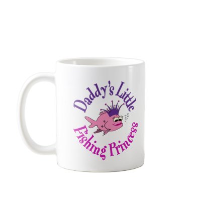 Daddy's Little Fishing Princess Mug by FishNHuntObsessions