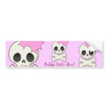 Daddy's little Ghoul Chiller Font Bumper Sticker