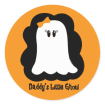 Daddy's Little Ghoul Stickers