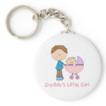 Daddy's Little Girl (4) Keychains