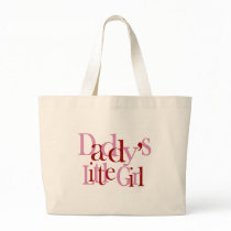 Daddy's little girl canvas bag