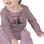 Daddy's Little Girl Drawing T-shirt (Customize)