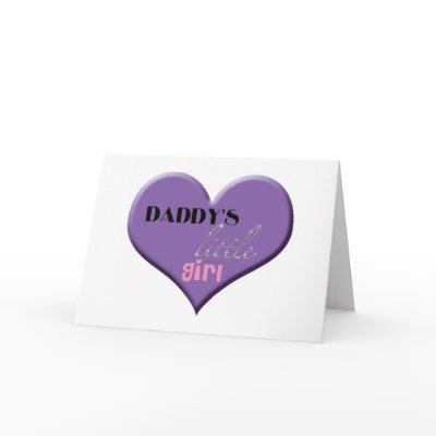 Daddy's Little Girl - Happy Father's Day Greeting Card by lioneyes