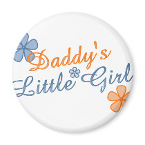 Daddy's Little Girl Refrigerator Magnets