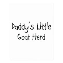 Daddy's Little Goat Herd Post Card
