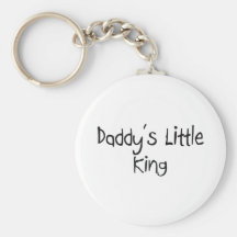 Daddy's Little King Keychain