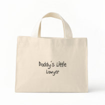 Daddy's Little Lawyer Tote Bags