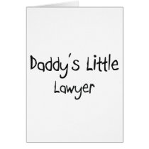Daddy's Little Lawyer Cards