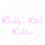 Daddy's Little Lesbian Sticker