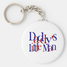 Daddy's Little Man Key Chain