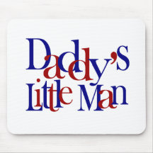 Daddy's Little Man Mousepads