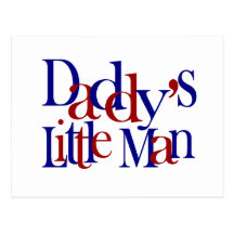 Daddy's Little Man Postcards