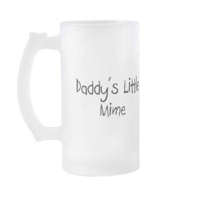 Daddy's Little Mime Coffee Mugs by professions