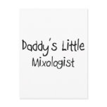 Daddy's Little Mixologist Post Cards