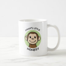 Daddy's Little Monkey Coffee Mug
