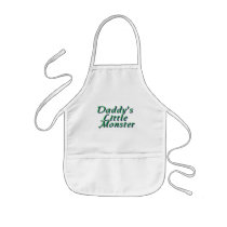 Daddy's Little Monster Aprons