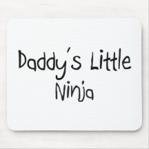 Daddy's Little Ninja Mouse Pads